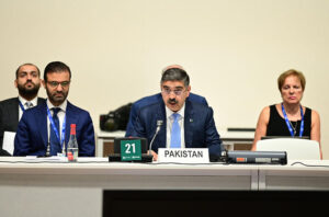 Caretaker Prime Minister Anwaar-ul-Haq Kakar participates in the Global Stock Take Event on Means of Implementation