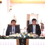 Caretaker Federal Minister for Commerce and Industries Dr. Gohar Ejaz chairing the inaugural meeting of the Industrial Advisory Council, consisting of the top industrialists of Pakistan