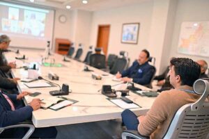 SAPM, Jawad Sohrab Malik chairing a meeting on participation of Government of Pakistan in upcoming Human Resource and Labor Services Expo to be held in Riyadh, KSA.