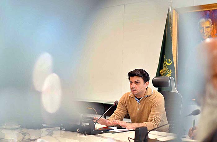 SAPM, Jawad Sohrab Malik chairing a meeting on participation of Government of Pakistan in upcoming Human Resource and Labor Services Expo to be held in Riyadh, KSA.