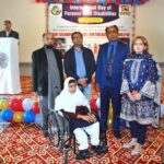 Special students of Govt Secondary School for special persons are performing on the occasion of International Day of Persons with Disabilities (PWDs)