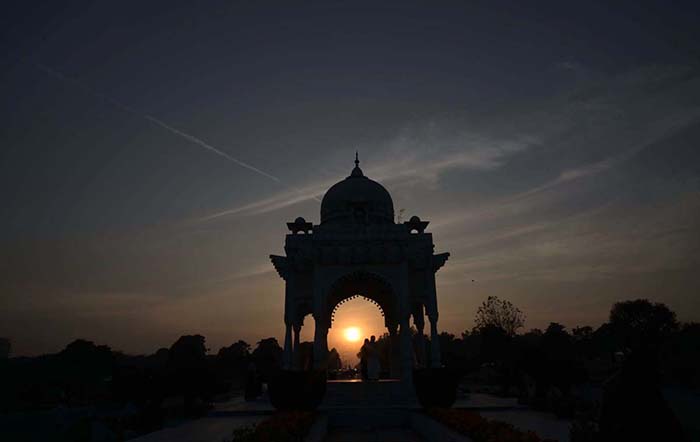 An attractive view of sunset at F9 Park in the Federal Capital.