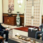 Caretaker Chief Minister Punjab Syed Mohsin Raza Naqvi calls on caretaker Prime Minister Anwaar-ul-Haq Kakar