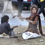 Gypsy girls playing on Greenbelt of G-7 in the Federal Capital