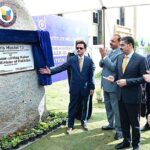 Caretaker Prime Minister Anwaar-ul-Haq Kakar inaugurates new building of Girls Hostel at Ghulam Ishaq Khan Institute of Engineering Sciences and Technology.