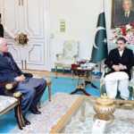 Caretaker Minister for Maritime Affairs, communications and railways Shahid Ashraf Tarar called on caretaker Prime Minister Anwaar-ul-Haq Kakar
