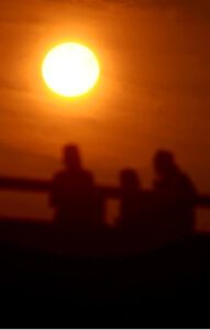 A mesmerizing view of Sunset in the federal capital