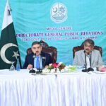 Caretaker Prime Minister Anwaar-ul-Haq Kakar addresses a Press Conference along with the Prime Minister of Azad Jammu and Kashmir Ch. Anwaar-ul-Haq