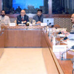 Senator Irfan-Ul-Haque Siddiqui, Chairman Senate Standing Committee On Federal Education & Professional Training presiding over a meeting of the committee at Parliament House