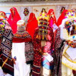Grooms and brides during a mass marriage ceremony held in a local garden, organized by the Odero Lal Welfare Association. A total of 250 couples participated, including 125 Muslims and 125 Non-Muslims