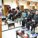 President Dr Arif Alvi addressing the inaugural session of the Islamabad Conclave 2023 titled "Pakistan in a changing world", at the Institute of Strategic Studies