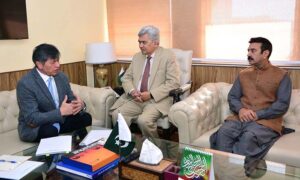 Ambassador of Uzbekistan H.E Obayek Arif Osmanaov called on the Caretaker Federal Minister for National Food Security & Research Dr. Kausar Abdullah Malik.