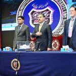 Caretaker Prime Minister Anwaar-ul-Haq Kakar attends a ceremony at Ghulam Ishaq Khan Institute of Engineering Sciences and Technology.