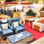 Families viewing the furniture during three days Pakistan lifetime furniture’s Exhibition