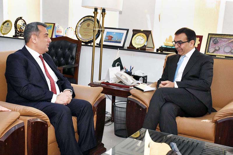 Ambassador of Azerbaijan H.E. Khazar Farahdov called on Federal Minister for Energy Muhammad Ali