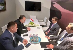 Energy Minister Muhammad Ali held a meeting with Minister for Energy of Tajikistan H.E Daler Juma Shofair on the sidelines of COP28