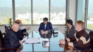 Secretary General, Pakistan Olympic Association Pakistan Idris Haider Khawaja called on the Caretaker Federal Minister for Inter-Provincial Coordination Fawad Hasan Fawad. 