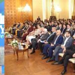 President Dr Arif Alvi addressing the event to celebrate Award Winning Project Green Presidency, at Aiwan-e-Sadr