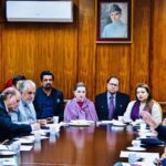 Special Assistant to Prime Minister for Human Rights and Women Empowerment, Mushaal Hussein Mullick, chairing first consultative session of Kashmir Advisory Committee