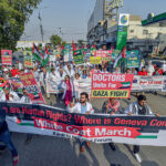 Karachi Medical Forum organizes White Coat March in support of Palestinians