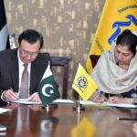 Secretary Senate, Mr. Mohammad Qasim Samad Khan, and Secretary General IPC, Ms. Sitara Ayaz, signed the MoU to strengthen Institutional Cooperation between Senate Secretariat and the International Parliamentarians’ Congress (IPC)