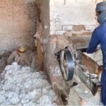 A worker busy in his work place at factroy area