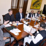 Caretaker Sindh Chief Minister Justice (Retd) Maqbool Baqar presided over a meeting of the National Institute of Cardiovascular Diseases (NICVD) at the CM House.