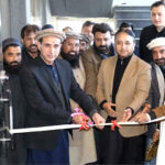 Speaker Gilgit-Baltistan Assembly Nazir Ahmad Advocate inaugurating the office of Idea Group of Company