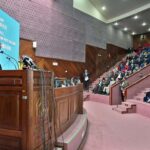 Chairman Senate Defence Committee and Pakistan-China Institute, Senator Mushahid Hussain Sayed addressing at the 8th CPEC Media Forum on "Next Decade of CPEC Opportunities & Learning from Past Decade" at COMSTECH