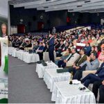 President Dr. Arif Alvi addressing the Climate Change Conference by Rotary International District 3271