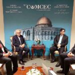Caretaker Minister of Commerce and Industries, Dr. Gohar Ejaz meeting with Atilla Demir President of Anadolu Group on side lines of the 39th Ministerial Session of COMCEC