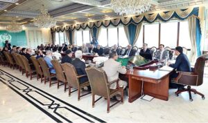 Caretaker Prime Minister Anwaar-ul-Haq Kakar chairs a meeting of the Taskforce for Strategic Reforms in Medical Education and Patient Care