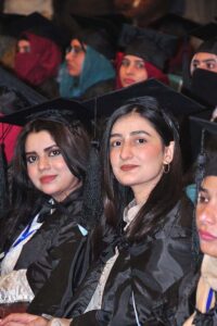 Graduates attending 10th Convocation of the University of Sargodha