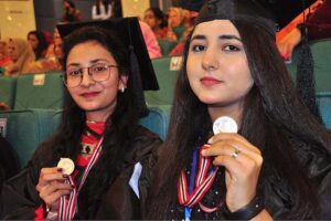 Graduates attending 10th Convocation of the University of Sargodha