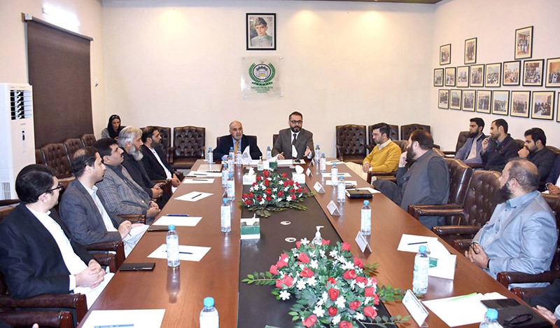 Chairperson, Intellectual Property of Pakistan (IPO-Pakistan), Ambassador Farukh Amil addressing an awareness session on Intellectual Property Rights