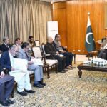 President Dr Arif Alvi chairing a meeting on role of Mosques in Education, at Aiwan-e-Sadr