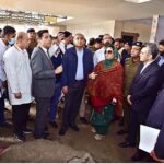 Chief Minister Punjab, Syed Mohsin Raza Naqvi is visiting the Allied Hospital Faisalabad to inspect ongoing upgradation projects of Surgical Emergency and OPD Wards