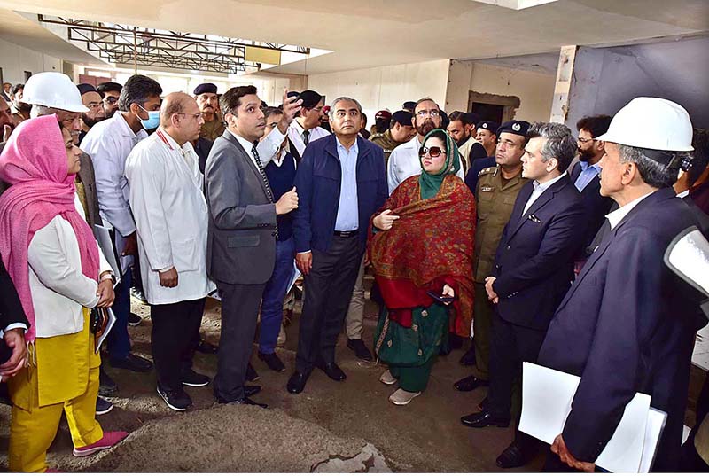 Chief Minister Punjab, Syed Mohsin Raza Naqvi is visiting the Allied Hospital Faisalabad to inspect ongoing upgradation projects of Surgical Emergency and OPD Wards