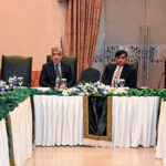 Federal Minister for Commerce and Industries Dr. Gohar Ejaz chairing the inaugural meeting of the Textile Export Advisory Council, consisting of the top textile exporters of Pakistan