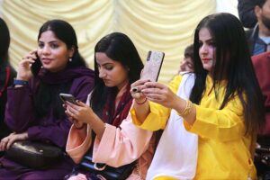 Folk artists performing Shah Latif Poet during opening ceremony of Ayaz Mela at Sindh Museum