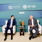 Caretaker Prime Minister Anwaar-ul-Haq Kakar meets with the President of Sri Lanka on the sidelines of the high level segment of COP 28.