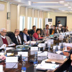 Minister for Finance, Revenue and Economic Affairs, Dr. Shamshad Akhtar chairing a meeting of Economic Coordination Committee of the Cabinet
