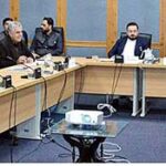 Senator Prince Ahmed Umer Ahmedzai, Chairman Senate Standing Committee on Communications presiding over a meeting of the committee at Parliament Lodges