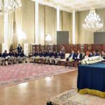 President Dr Arif Alvi speaking to the students of Balochistan Residential College, Loralai, during an interactive session at Aiwan-e-Sadr