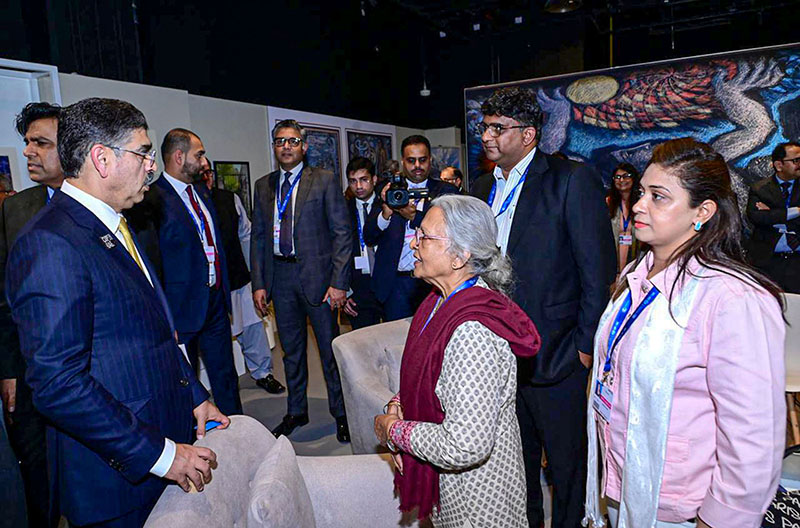 Caretaker Prime Minister Anwaar-ul-Haq Kakar visits Pakistan Pavilion at COP-28