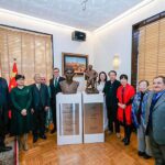 Ambassador Khalil Hashmi unveiled the sculptures of Chairman Mao and Quaid-e-Azam Mohammad Ali Jinnah, the founding fathers of China and Pakistan respectively during ceremony at Pakistan Embassy
