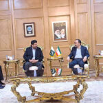 Governor Sindh Kamran Khan Tessori meeting with Khorasan Governor Yaqub Ali Nazari in Mashhad