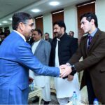 Caretaker Prime Minister Anwaar-ul-Haq Kakar meets the families of martyrs