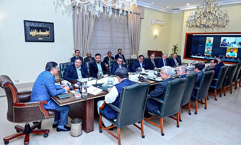 The Caretaker Prime Minister Anwaar-ul-Haq Kakar chairs a meeting regarding the matters related to Pakistan Cricket Board