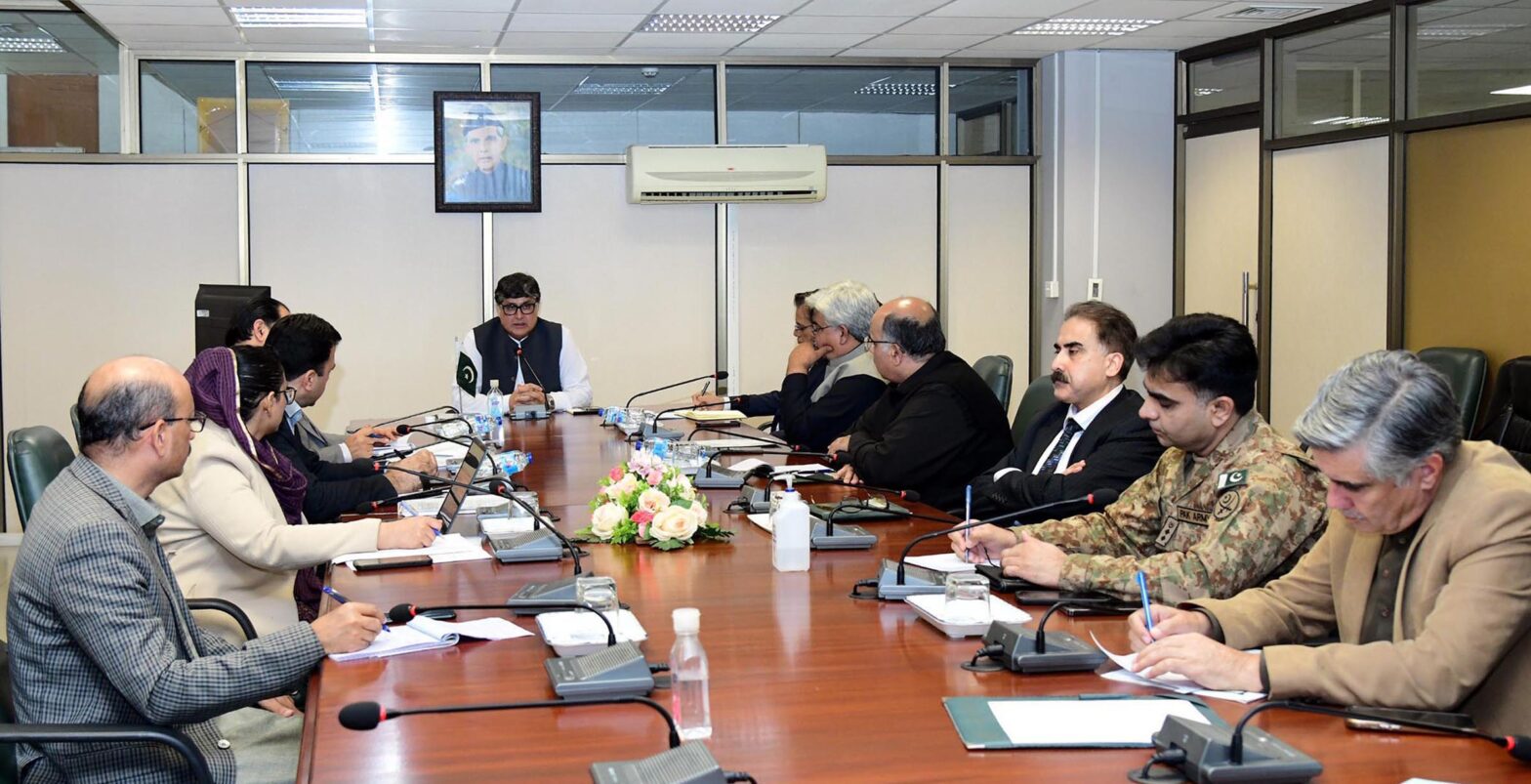 Federal Minister for Privatisation, Fawad Hasan Fawad chairing the second meeting of SIFC Working Group on SEZs